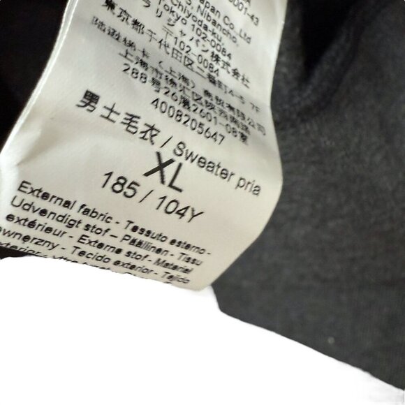 OAKLEY Zip Front Sweatshirt M/L Charcoal Gray Graphic Hoodie Cotton Blend - Picture 9 of 10